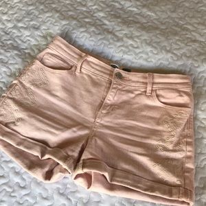 Girls Old Navy Light Pink Denim Shorts